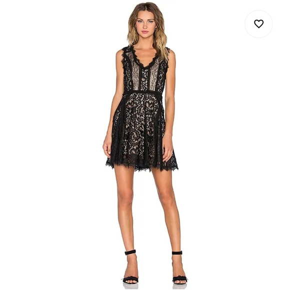Revolve Heartloom Sera XS lace dress black - Picture 3 of 11